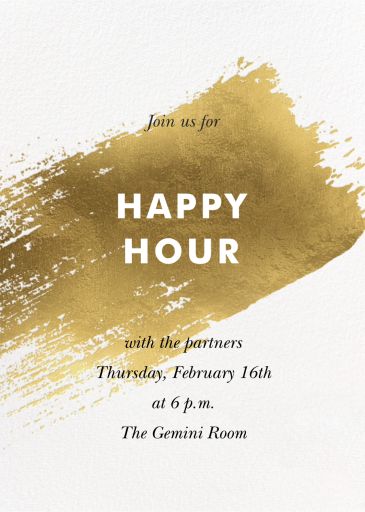 Modern Brushstroke - Invitation by Paperless Post