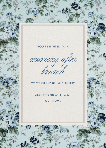 Trellis Bloom - Wedding Brunch Invitation by Schumacher