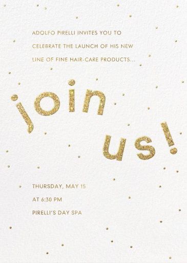 Winding Glitter - Business Event Invitation by Paperless Post