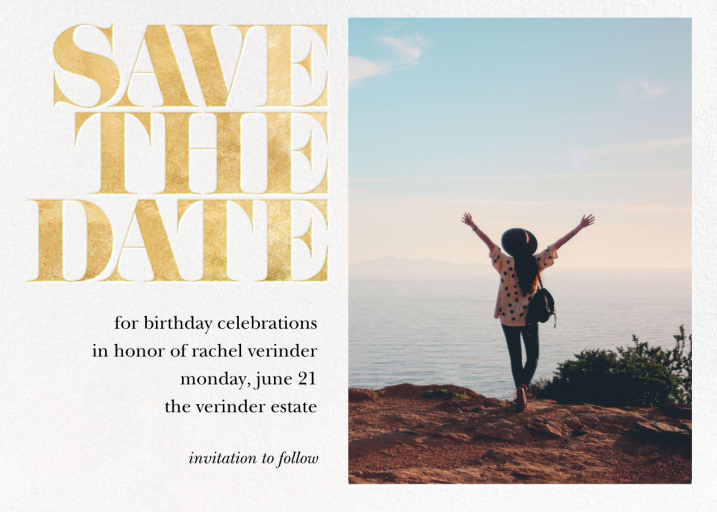 Vintage Book Save the Date (Photo) by kate spade new york