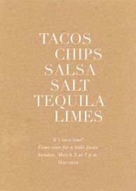 Summer Snack List by Sugar Paper