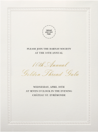 Corinthian Embossed Border - Business Event Invitation by Paperless Post