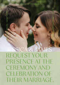 Cinematic Portrait - Wedding Invitation by Paperless Post