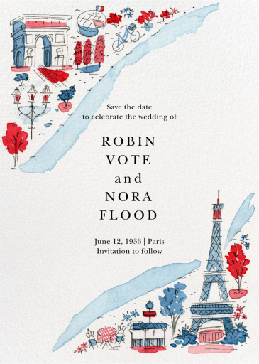 La Seine - Invitation by Paperless Post