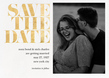 Vintage Book Save the Date (Photo) - Save the Date by kate spade new york