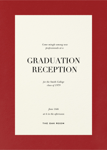 A La Mode - Graduation Party Invitation by Paperless Post
