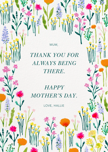 Wild Blooms - Mother's Day Card by Paperless Post