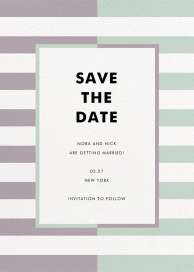 Colorblocked Stripes - Save the Date by kate spade new york