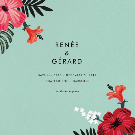 Kona Floral (Save the Date) - Save the Date by Rifle Paper Co.
