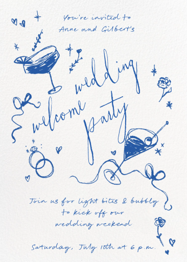 Forever Toast - Wedding Weekend Invitation by Paperless Post