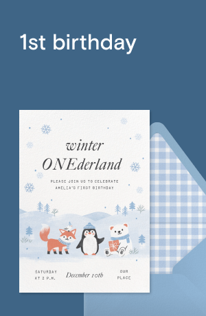 1st birthday invitations