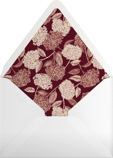 Hydrangea Border - Liberty Envelope