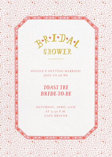 Croissants for the Bride - Bridal Shower Invitation by Mr. Boddington's Studio