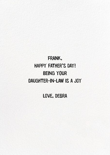 Feeling Chipper - Father's Day Card by Hello!Lucky - Back