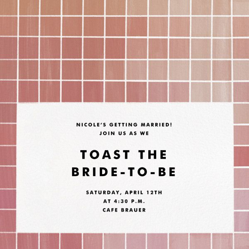 Chromatic - Bridal Shower Invitation by Kelly Wearstler