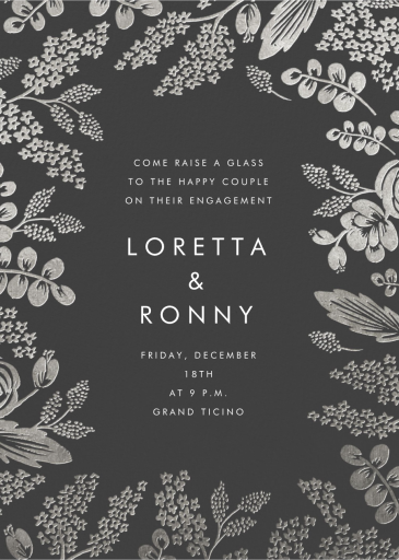 Heather and Lace - Engagement Party Invitation by Rifle Paper Co.