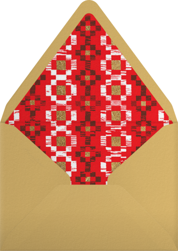 Warm Woodblock - Paperless Post Envelope