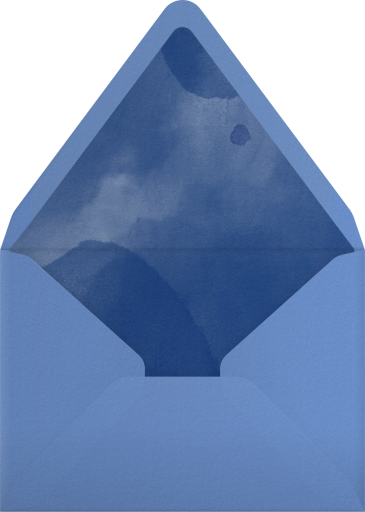 Winter Watercolor Trees - Paperless Post Envelope