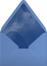 Winter Watercolor Trees - Paperless Post Envelope