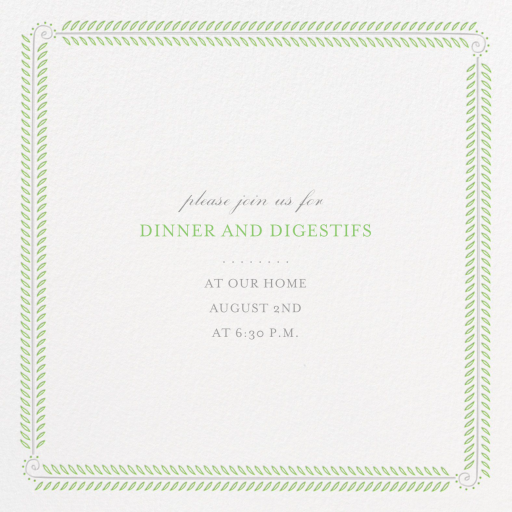 Filigree Vine - Cocktail Party Invitation by Paperless Post