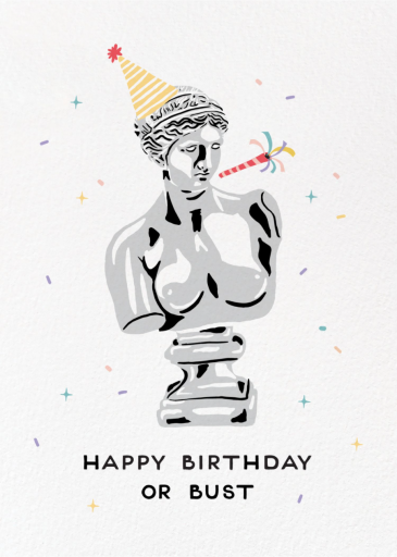 Bustin' Out - Birthday Card by Party of One