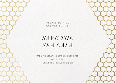Honeycomb Party - Gala Invitation by Paperless Post