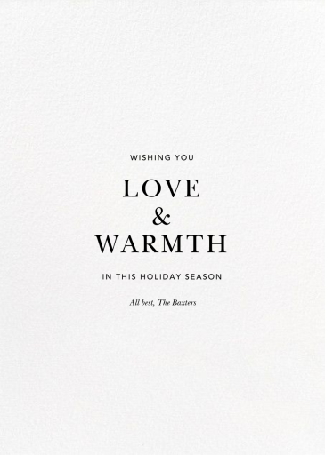 Konfetti Photo - Holiday Card by Kelly Wearstler - Back