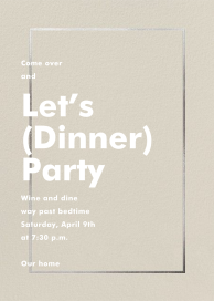 Fillet - Party Invitation by Paperless Post