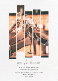 Five Dancing Photo Strips - Launch Party Invitation by Paperless Post