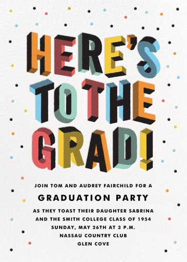 Degree in 3-D - Invitation by Paperless Post