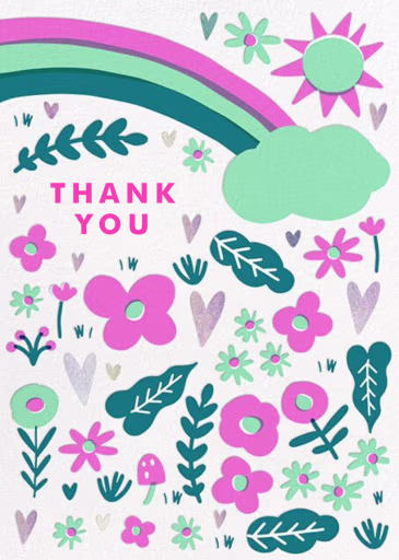 Silver Meadow - Thank You Card by Hello!Lucky