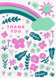 Silver Meadow - Thank You Card by Hello!Lucky