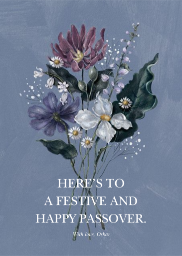 Tiergarten - Passover Card by Paperless Post