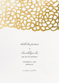 Gardenia (Tall) - Save the Date by Oscar de la Renta