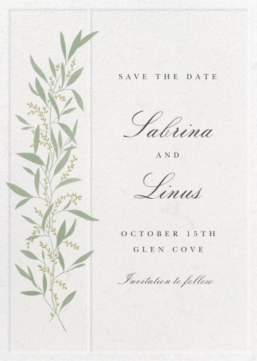 Untamed Grace - Save the Date by Paperless Post