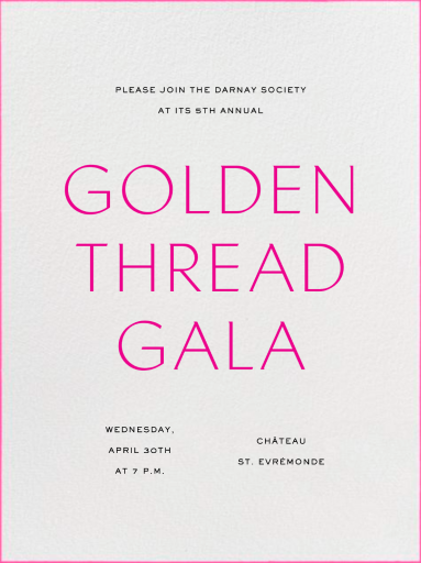 Edge Stain Ivory - Fundraiser Invitation by Paperless Post