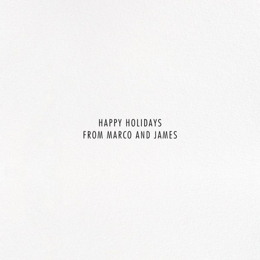 Evoke Photo - Holiday Card by Kelly Wearstler - Back
