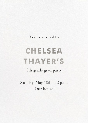 Eureka - Graduation Party Invitation by Paperless Post - Back