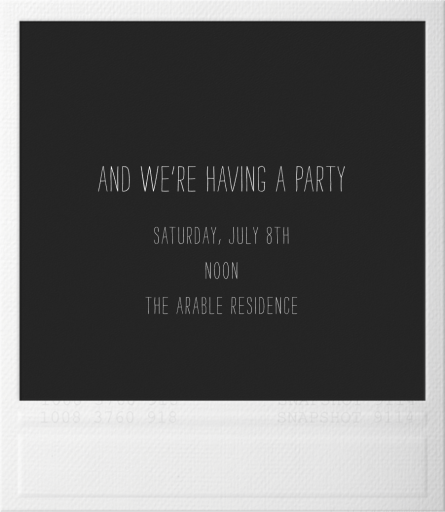 Snapshot - Double Sided by Paperless Post - Back