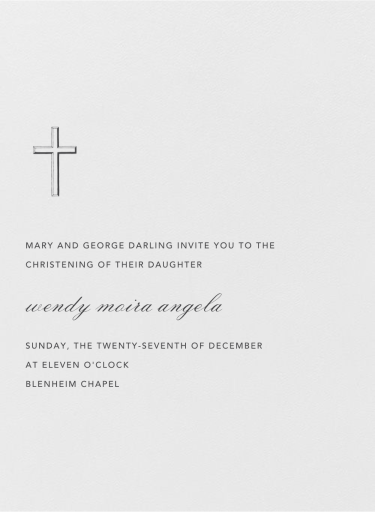 Malaga - Baptism & Christening Invitation by Paperless Post
