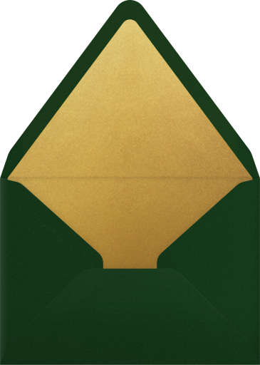 Christmas Holly Frame Card Envelope