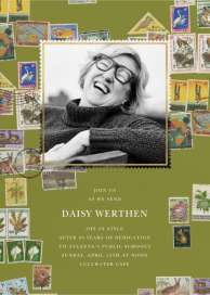 Stamped by Oscar de la Renta