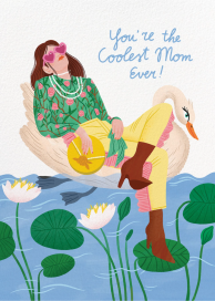 Swan of a Kind (Bodil Jane) - Mother's Day Card by Red Cap Cards