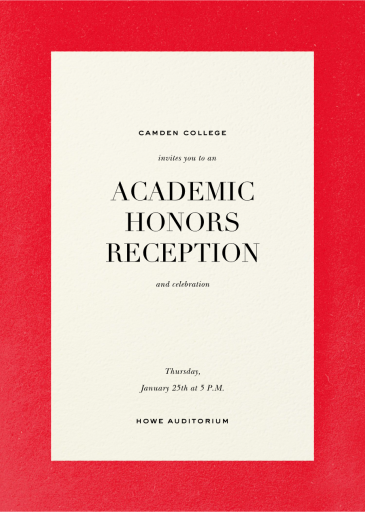 A La Mode - School Event Invitation by Paperless Post