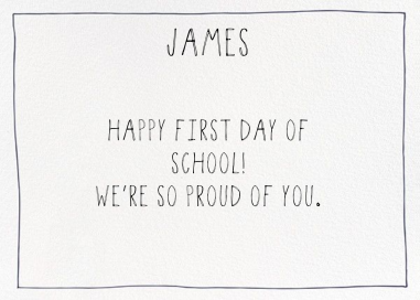 Single Hand Drawn Border - Stationery by Linda and Harriett