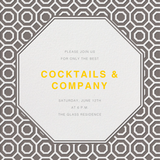 Nixon - Party Invitation by Jonathan Adler