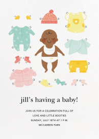 Diapered and Dapper - Baby Shower Invitation by Paperless Post