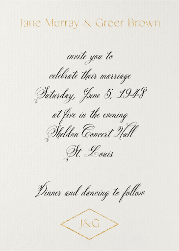 Like a Diamond by Paperless Post