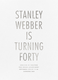 Gladney - Birthday Invitation by Paperless Post