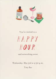 Cocktail Maker - Happy Hour Invitation by Mr. Boddington's Studio